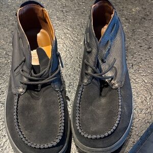 Black Leather Men's Shoes